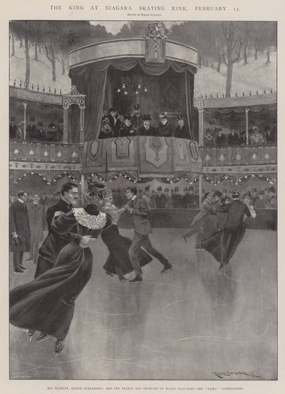 The King at Niagara Skating Rink, 13 February by Ralph Cleaver